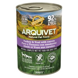 Arquivet Arquivet mokra karma dla psa z cielęciną i indykiem 400g