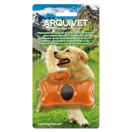 [W] ARQUIVET Dyspenser na woreczki + rolka 15 sztuk GRATIS