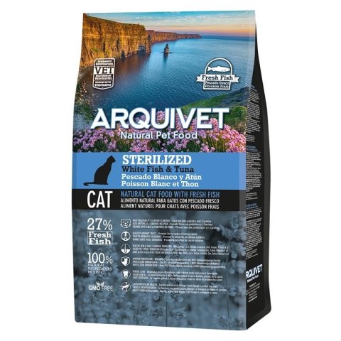 Arquivet ARQUIVET CAT Sucha karma dla kotów sterylizowanych z białą rybą i tuńczykiem 1,5 kg