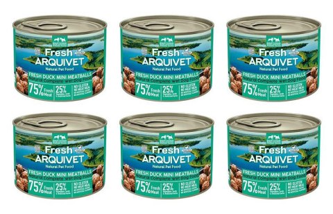 Arquivet Fresh Arquivet Fresh MINI klopsiki z kaczką batatem i pomarańczą 6x200g