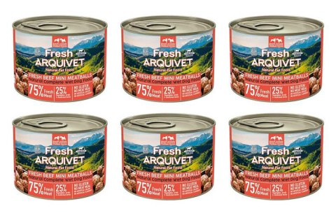 Arquivet Fresh Arquivet Fresh MINI klopsiki z wołowiny w sosie 6x200g