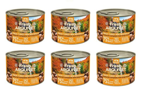 Arquivet Fresh Arquivet Fresh klopsiki z indyka w sosie 6x200g