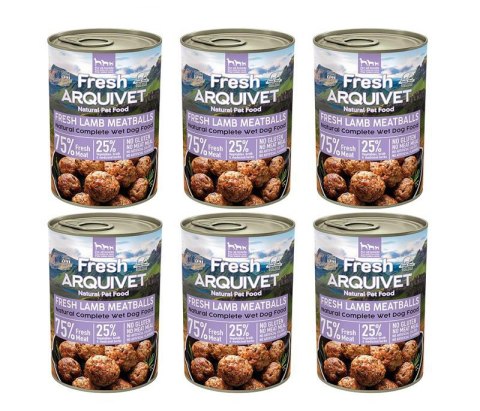 Arquivet Fresh Arquivet Fresh klopsiki z jagnięciny w sosie 6x400g