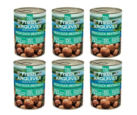 Arquivet Fresh Arquivet Fresh klopsiki z kaczką batatem i pomarańczą 6x400g