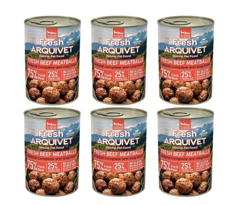Arquivet Fresh Arquivet Fresh klopsiki z wołowiny w sosie 6x400g