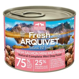 Arquivet Fresh [Zestaw] Arquivet Fresh MINI klopsiki z łososiem, marchewką i groszkiem 6x200g