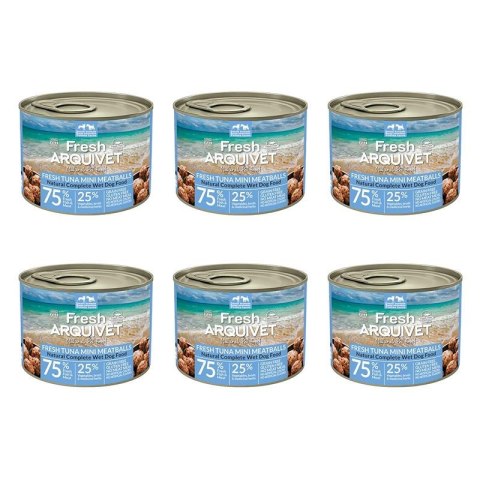 Arquivet Fresh [Zestaw] Arquivet Fresh MINI klopsiki z tuńczykiem, dynią i szpinakiem 6x200g