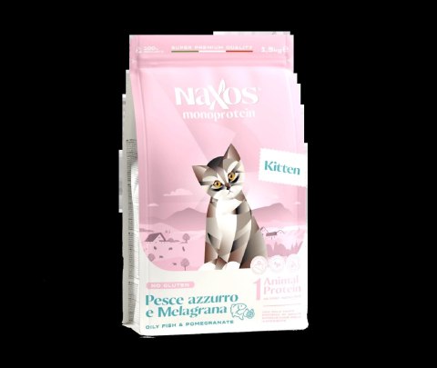 Naxos NAXOS CAT KITTEN MONO - ryba z granatem - monobiałkowa karma dla kociąt 1,5 kg