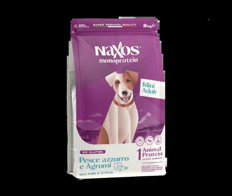 Naxos Naxos Adult Mini ryba z cytrusami dla psów dorosłych 2kg